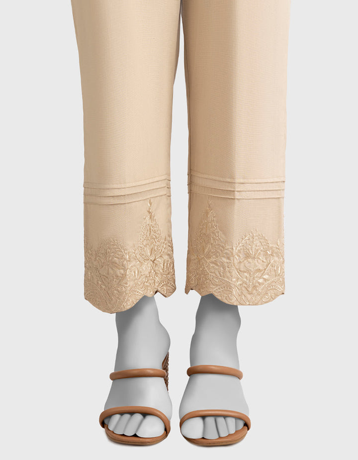 Cambric Beige Trouser - J. Junaid Jamshed