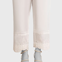 Cambric White Trouser - J. Junaid Jamshed