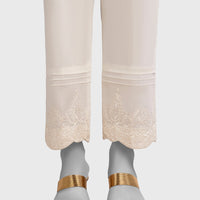 Cambric Off White Trouser - J. Junaid Jamshed
