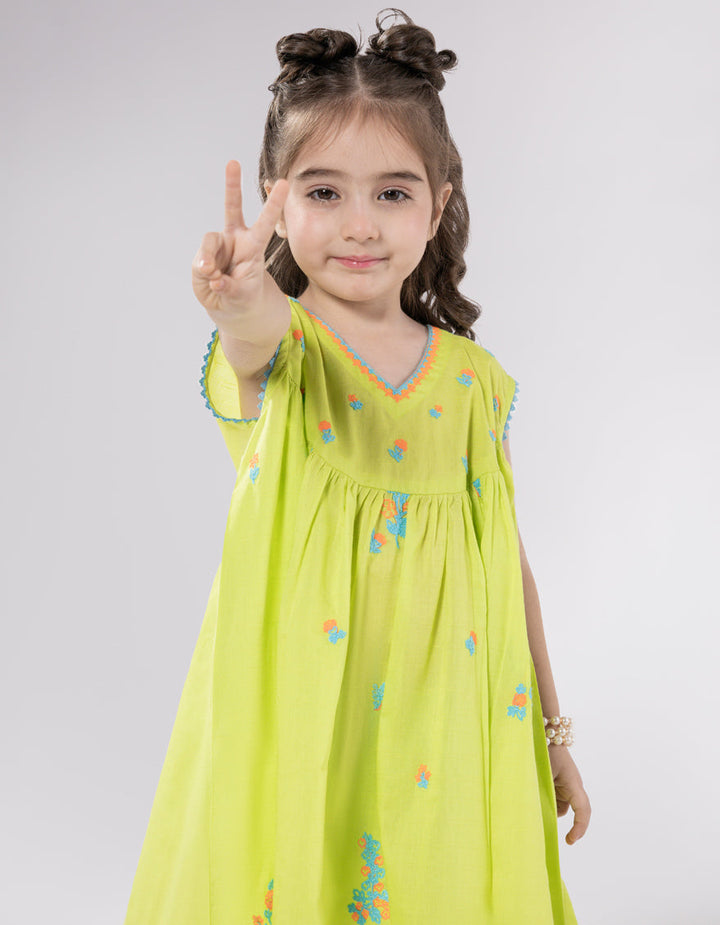 Dobby Light Green Stitched Suit - J. Junaid Jamshed