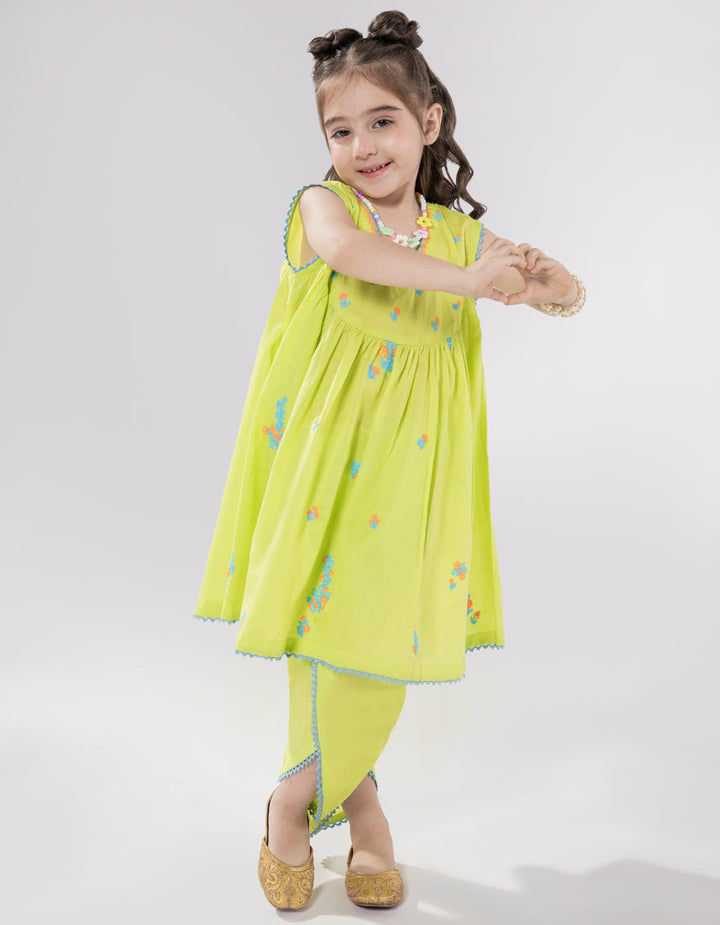 Dobby Light Green Stitched Suit - J. Junaid Jamshed