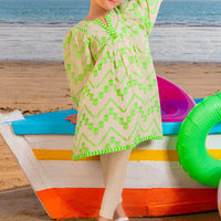 Lawn White Kurti - J. Junaid Jamshed