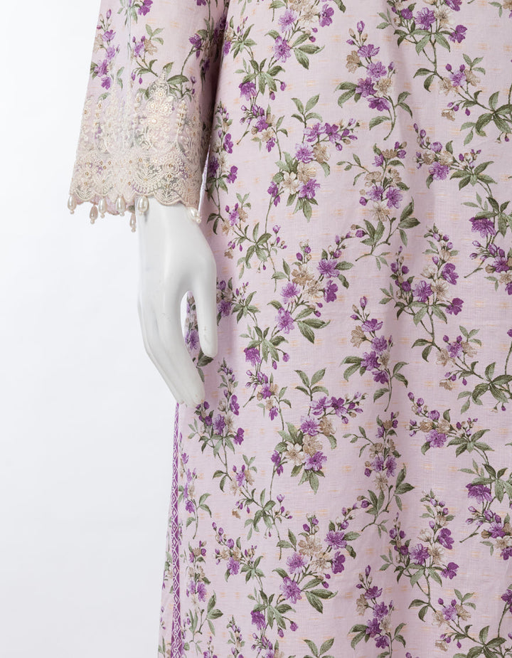 Lawn Multicolor Unstitched Suit - J. Junaid Jamshed