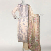 Lawn Pink Stitched Suit - J. Junaid Jamshed