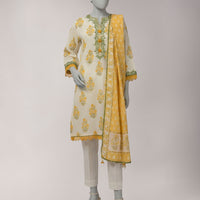 Lawn Multicolor Unstitched Suit - J. Junaid Jamshed