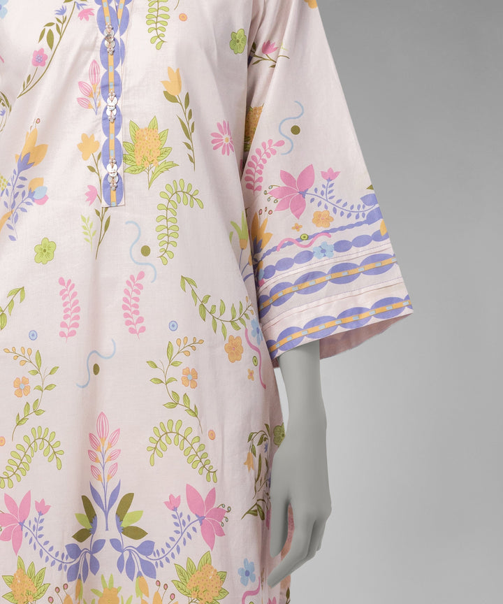 Liminal Light Pink Unstitched Suit - J. Junaid Jamshed