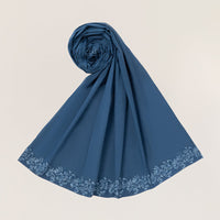 Lawn Blue Dupatta - J. Junaid Jamshed