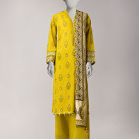 Lawn Multi Unstitched Suit - J. Junaid Jamshed