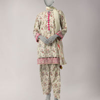 Lawn Green Unstitched Suit - J. Junaid Jamshed