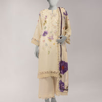 Dobby Multi Unstitched Suit - J. Junaid Jamshed