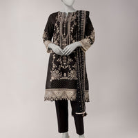 Lawn Multicolor Unstitched Suit - J. Junaid Jamshed
