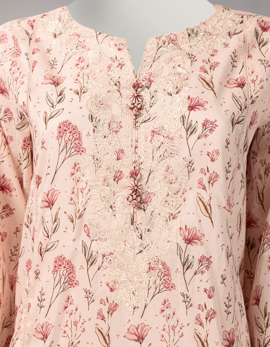 Lawn Multicolor Unstitched Suit - J. Junaid Jamshed