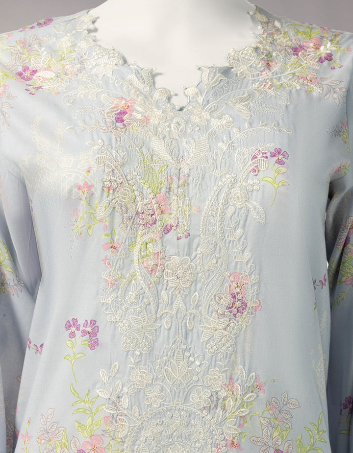 Lawn Multicolor Unstitched Suit - J. Junaid Jamshed