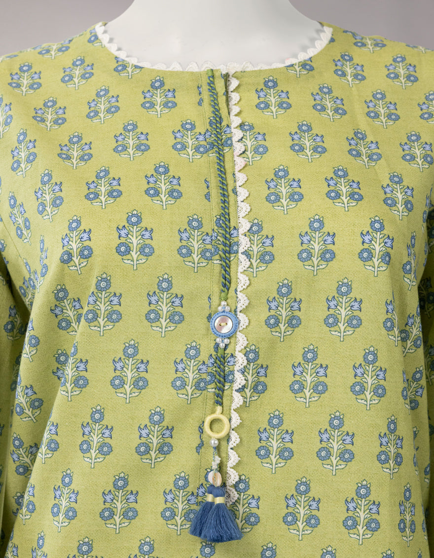 Lawn Multicolor Unstitched Suit - J. Junaid Jamshed
