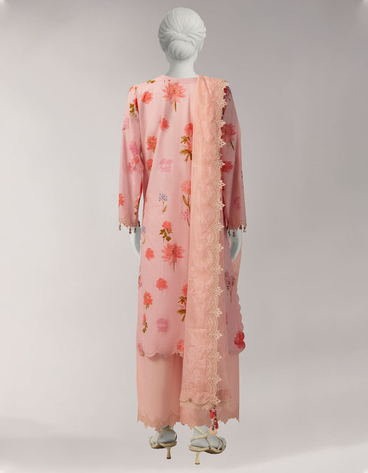Lawn Multicolor Unstitched Suit - J. Junaid Jamshed