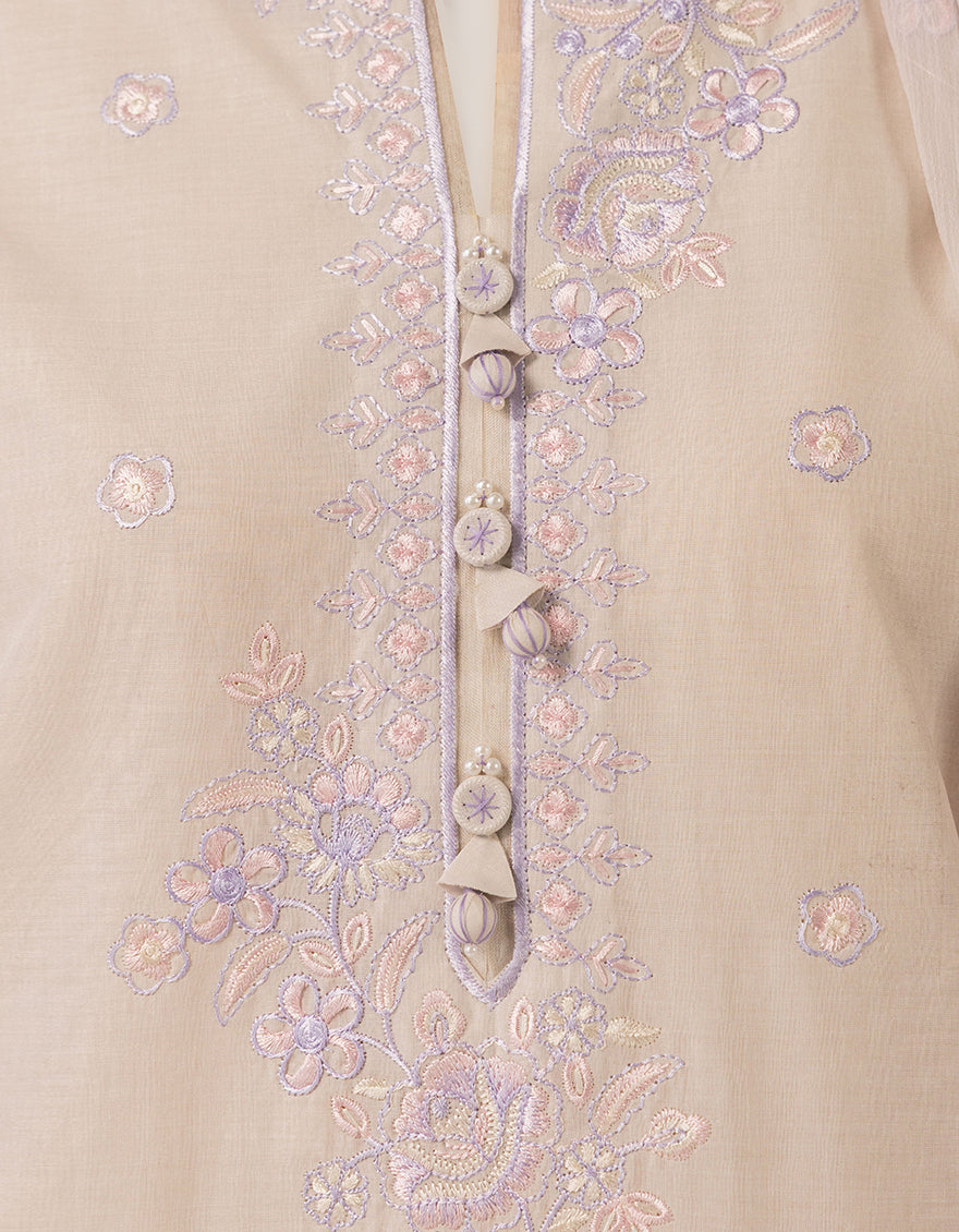 Lawn Purple Unstitched Suit - J. Junaid Jamshed