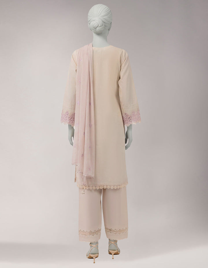 Lawn Purple Unstitched Suit - J. Junaid Jamshed
