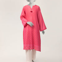 Lawn Pink Kurti - J. Junaid Jamshed