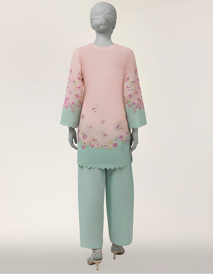 Lawn Pink Stitched Suit - J. Junaid Jamshed