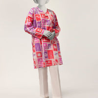 Lawn Multicolor Kurti - J. Junaid Jamshed
