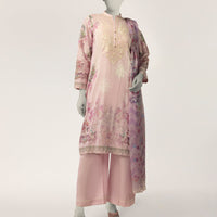Lawn Lilac Stitched Suit - J. Junaid Jamshed
