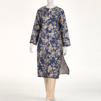 Lawn Blue Kurti - J. Junaid Jamshed