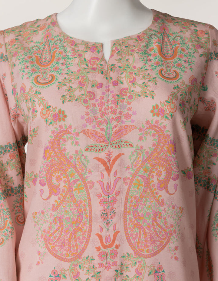 Cotton Viscose Light Pink Stitched Suit - J. Junaid Jamshed