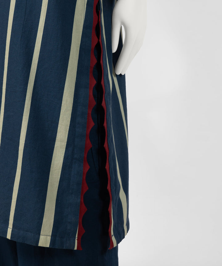 Cambric Blue Stitched Suit - J. Junaid Jamshed