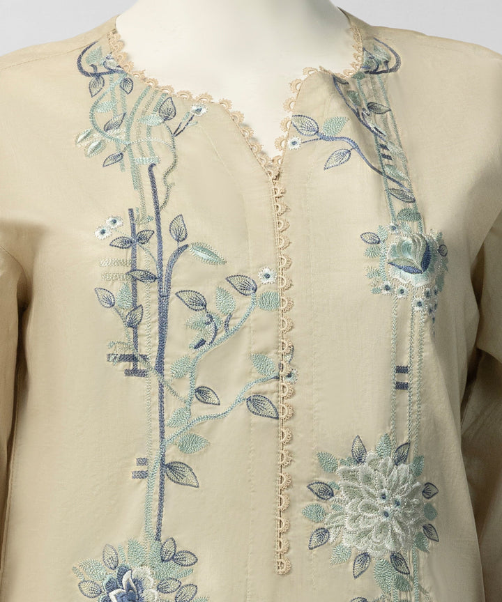Liminal Sea Green Stitched Suit - J. Junaid Jamshed