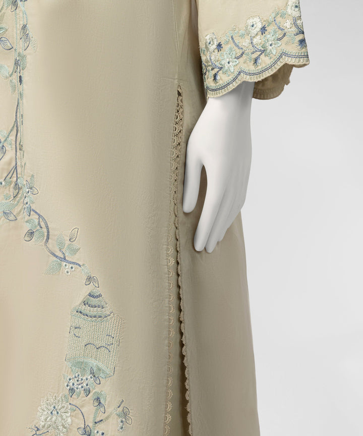 Liminal Sea Green Stitched Suit - J. Junaid Jamshed