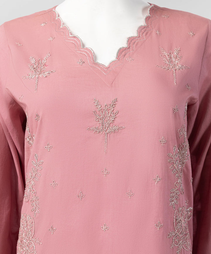 Liminal Pink Stitched Suit - J. Junaid Jamshed