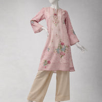 Lawn Multicolor Unstitched Suit - J. Junaid Jamshed