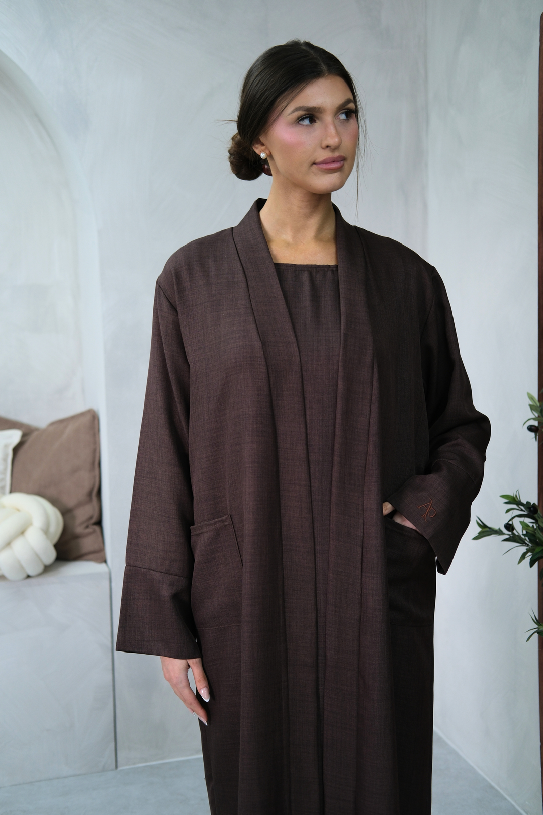 Le Noir Chocolate Abaya
