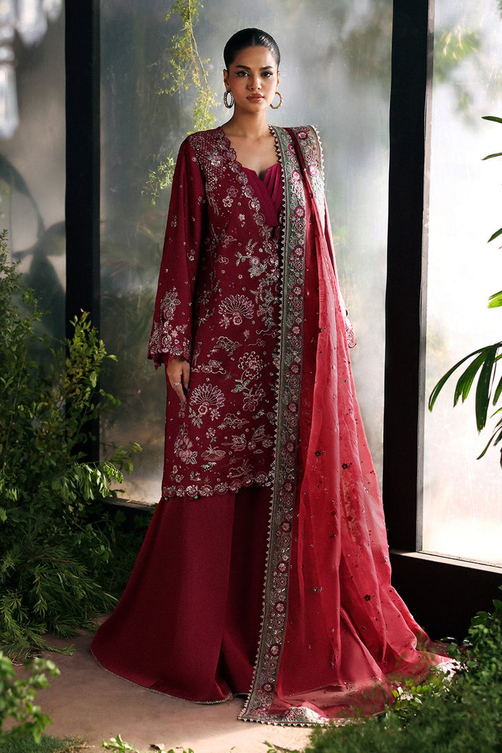 Yalira - Afrozeh La Fuchsia Stitched