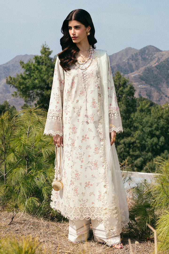 Miri - Qalamkar Qlinekari Lawn Stitched