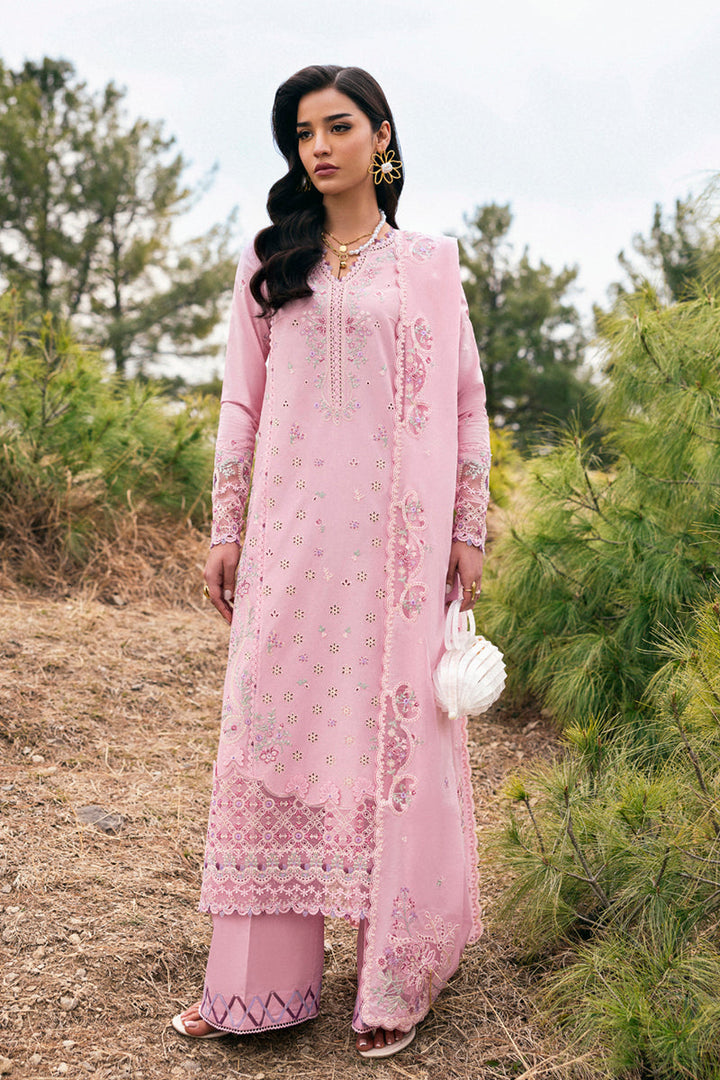 Freja - Qalamkar Qlinekari Lawn Stitched