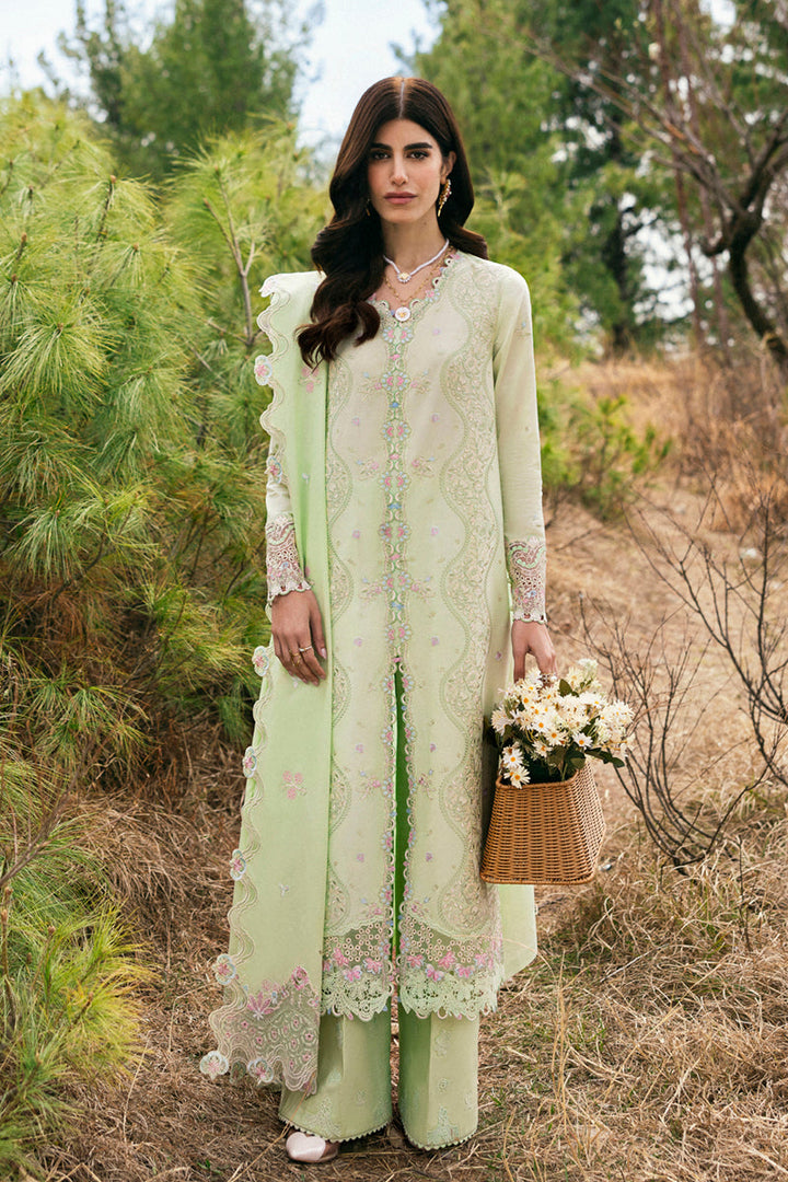 Meline - Qalamkar Qlinekari Lawn Stitched