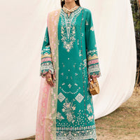 Elida - Qalamkar Qlinekari Lawn Stitched