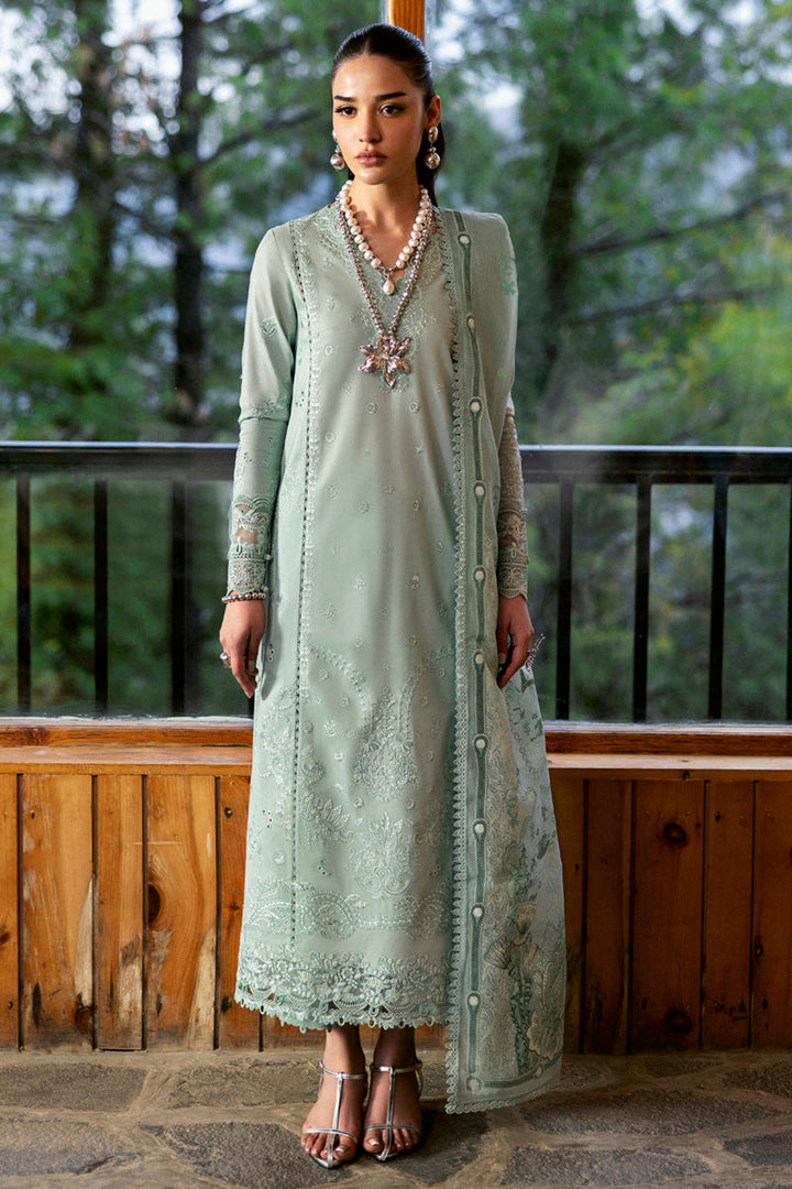 Elira - Qalamkar Qlinekari Lawn Stitched