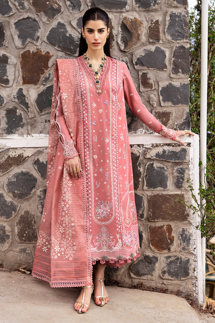 Moya - Qalamkar Qlinekari Lawn Stitched