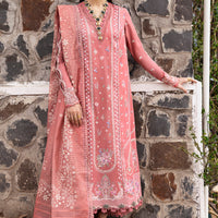 Moya - Qalamkar Qlinekari Lawn Stitched