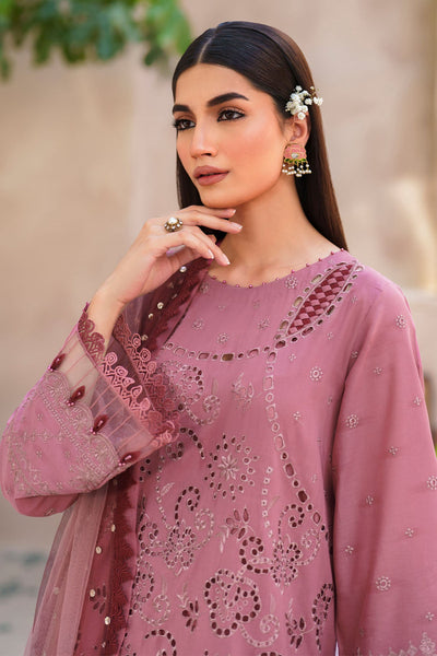 Lawn Pink Stitched Suit - Nureh