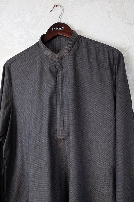 Cotton Brown Shalwar Kameez - J. Junaid Jamshed