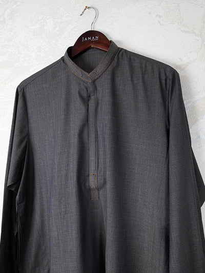 Cotton Brown Shalwar Kameez - J. Junaid Jamshed