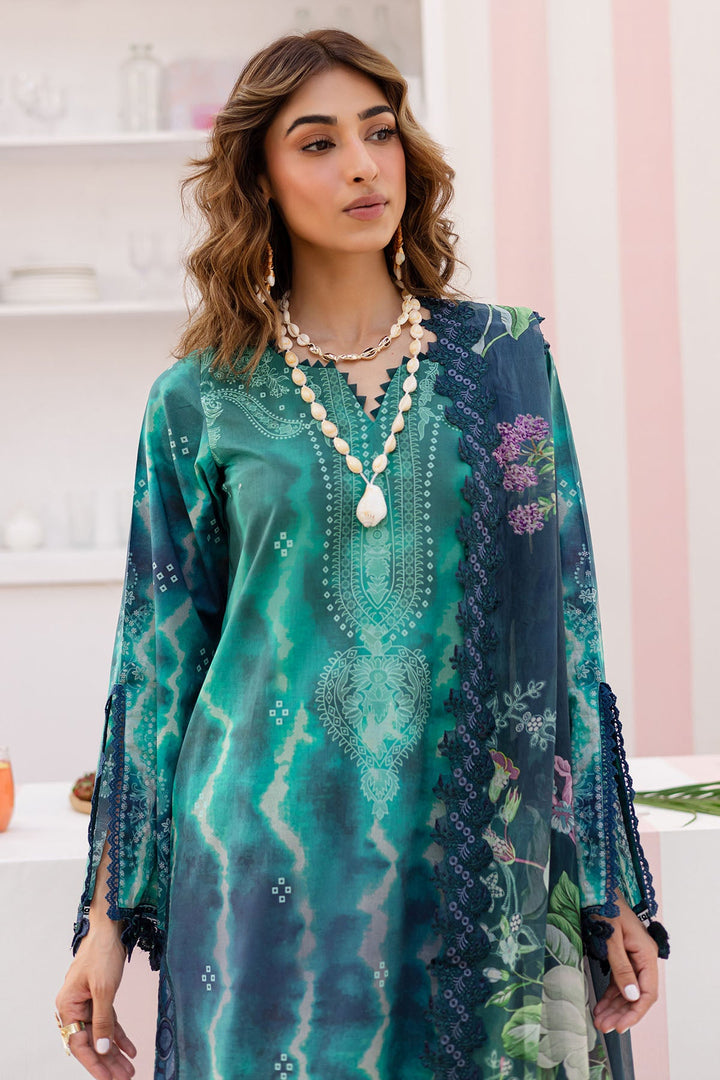 Lawn Zinc Stitched Suit - Nureh Gardenia