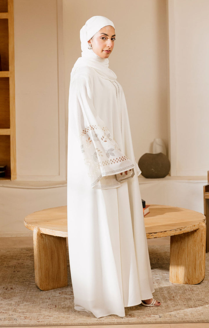 Aroha White Abaya