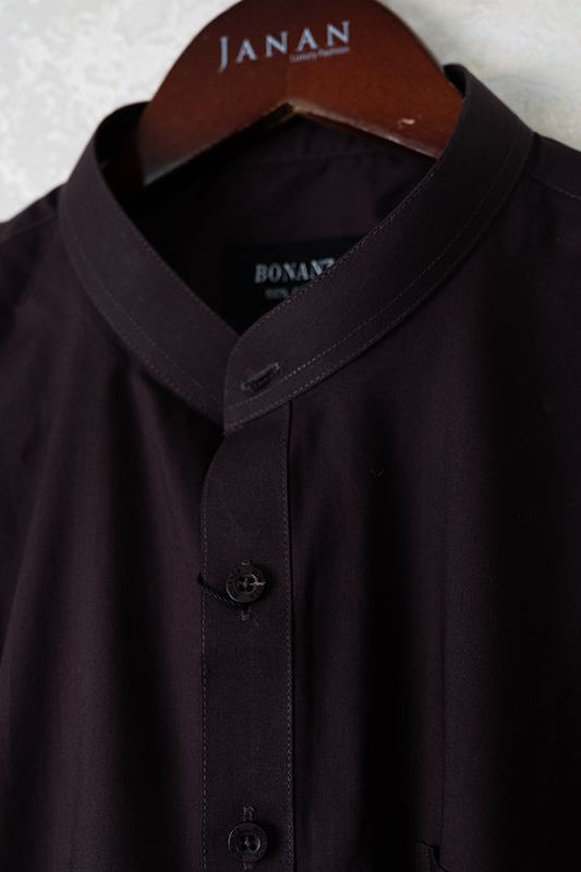 Blended Dark Brown Shalwar Kameez - Bonanza