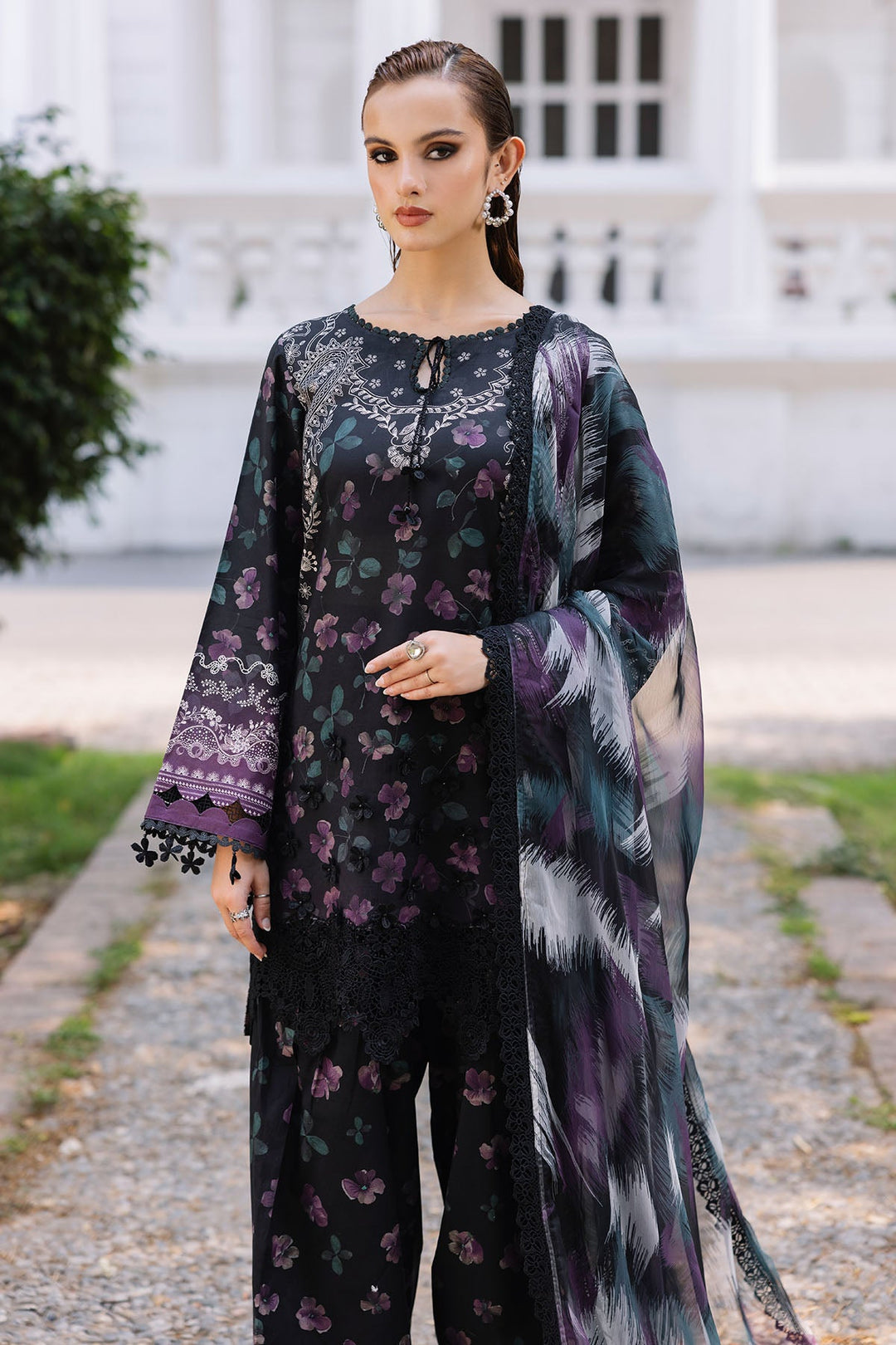Design 6 - Nureh Daily Delight Lawn Stitched
