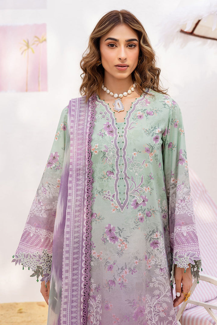 Lawn Lilac Stitched Suit - Nureh Gardenia