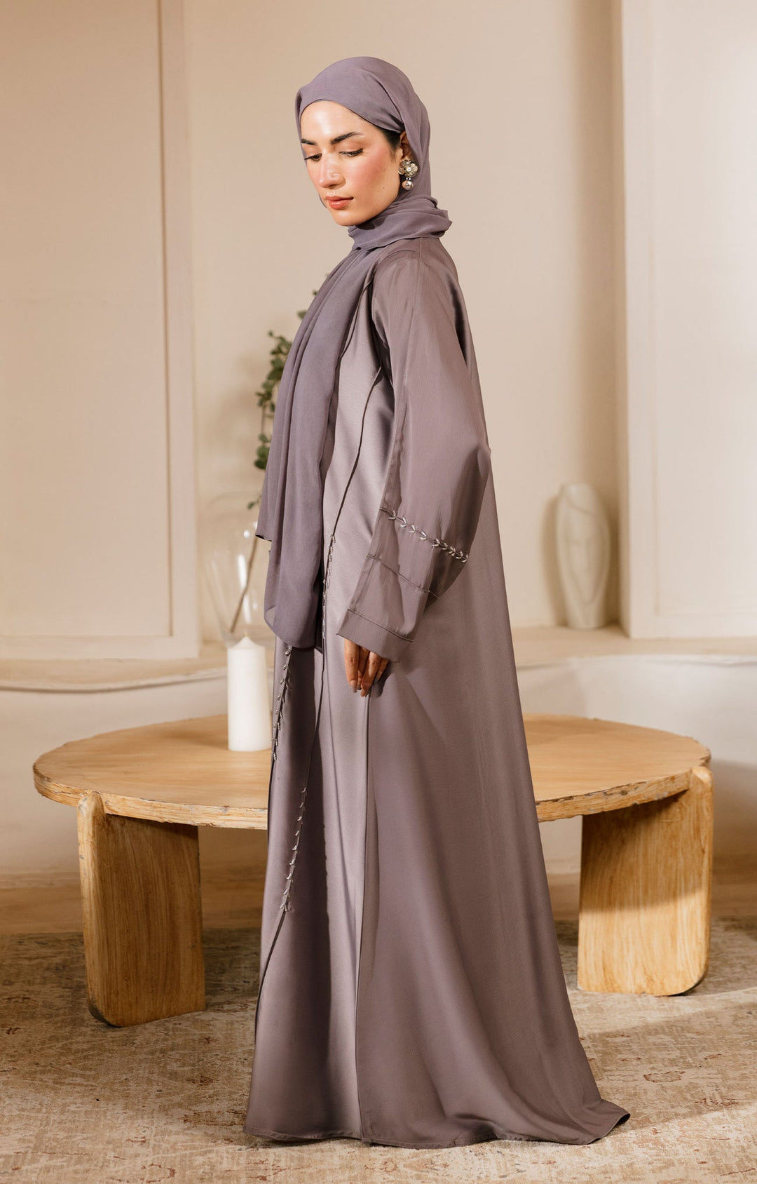 Elia Mauve Abaya